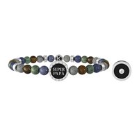Bracciale Kidult Uomo Family in Acciaio Pietre dure 732262 - 732262